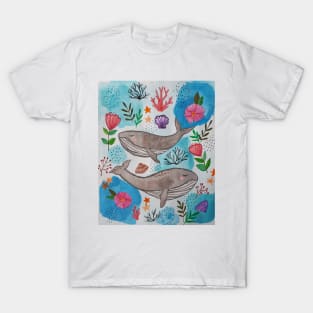 Whales in the ocean T-Shirt